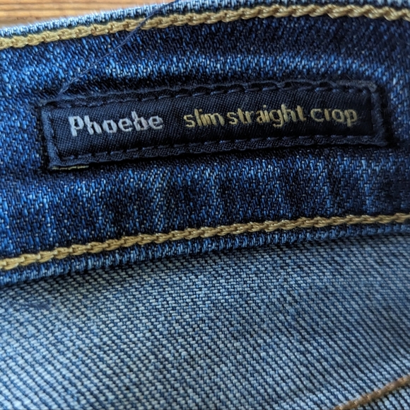 Citizens of Humanity Phoebe Slim Straight Cropped Denim Jeans Size 27 - Picture 9 of 15